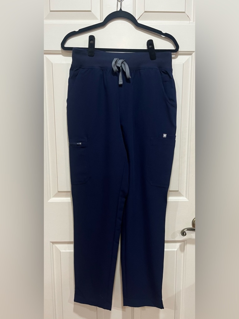 Figs Women's Navy Blue Yola STyle High Waisted Pants